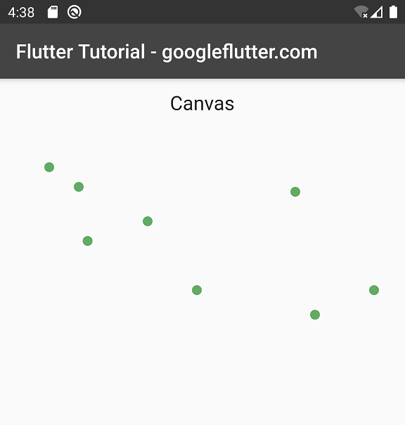 Flutter - Draw Round Points On Canvas