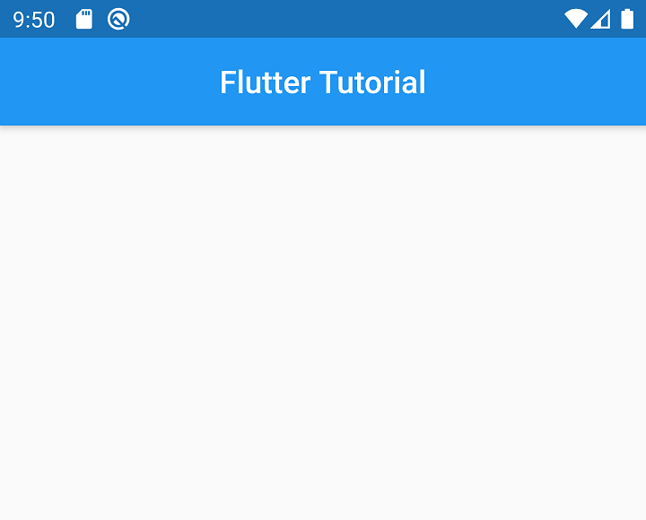Flutter - Center Align Title in Application Bar